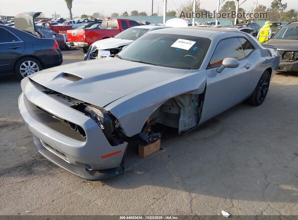 2C3CDZJG5NH200042 2022 DODGE CHALLENGER Gray Առջևի ձախ երեք քառորդ տեսարան