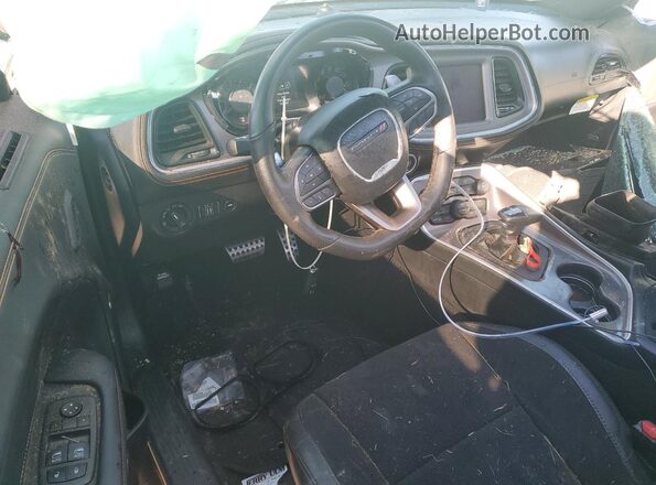 2C3CDZJG6NH194039 2022 DODGE CHALLENGER Gray Dashboard view