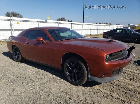 2C3CDZJG8LH236014 2020 DODGE CHALLENGER Orange Delantero derecho