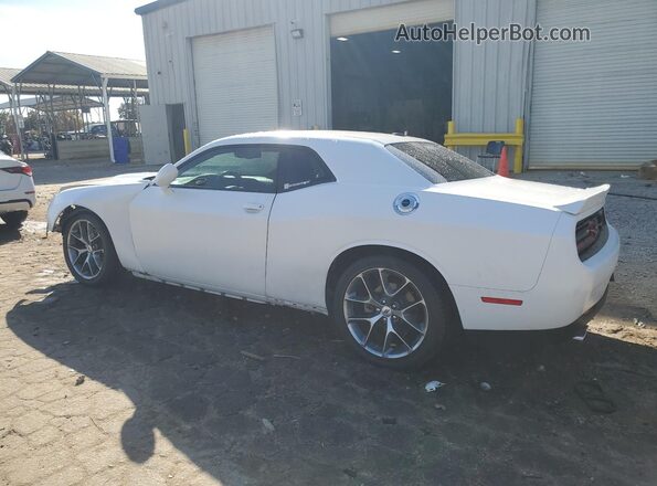 2C3CDZJG8NH260252 2022 DODGE CHALLENGER White Trasero izquierdo