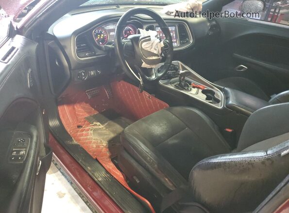 2C3CDZKG0MH568500 2021 DODGE CHALLENGER Red Вид панелі приладів