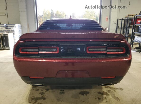 2C3CDZKG0MH568500 2021 DODGE CHALLENGER Red Вид ззаду