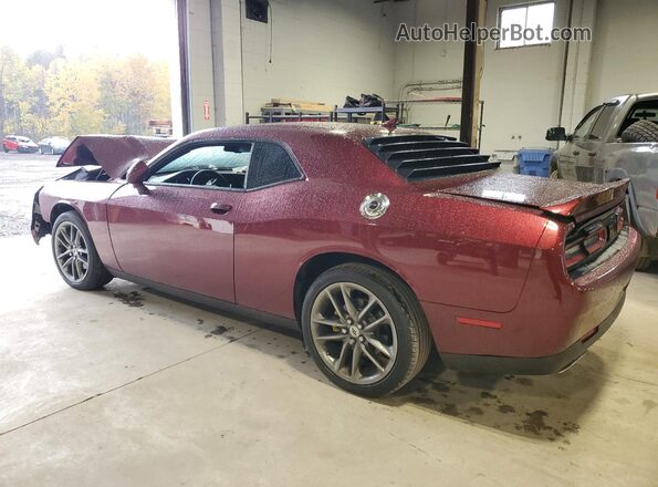 2C3CDZKG0MH568500 2021 DODGE CHALLENGER Red Задня ліва чверть