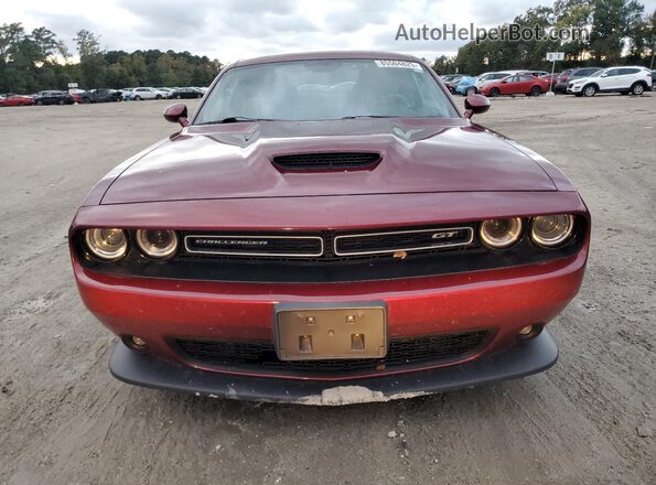 2C3CDZKG2LH191988 2020 DODGE CHALLENGER Burgundy Vista frontal
