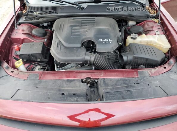 2C3CDZKG2LH191988 2020 DODGE CHALLENGER Burgundy Vista interior trasera