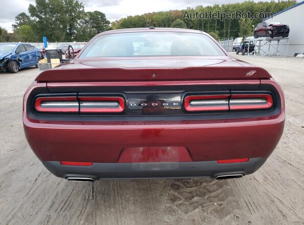 2C3CDZKG2LH191988 2020 DODGE CHALLENGER Burgundy Vista trasera