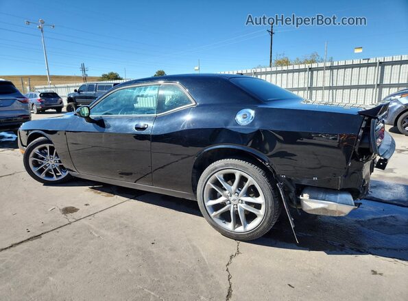 2C3CDZKG3NH223771 2022 DODGE CHALLENGER Black უკანა მარცხენა