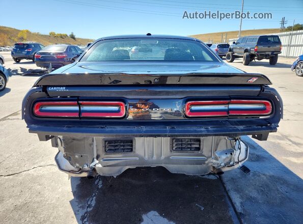 2C3CDZKG3NH223771 2022 DODGE CHALLENGER Black უკანა ხედი