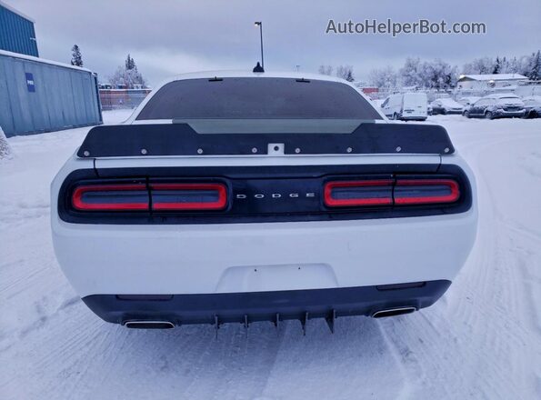 2C3CDZKG4NH207594 2022 DODGE CHALLENGER White უკანა ხედი
