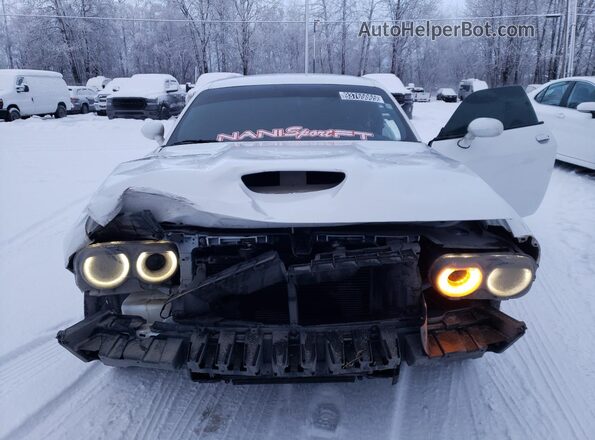 2C3CDZKG4NH207594 2022 DODGE CHALLENGER White VIN კოდის სტიკერის ხედი
