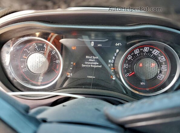 2C3CDZKG6LH149520 2020 DODGE CHALLENGER White Vista del cuadro de instrumentos