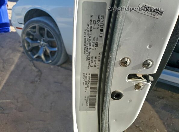 2C3CDZKG6LH149520 2020 DODGE CHALLENGER White Vista de la etiqueta del VIN
