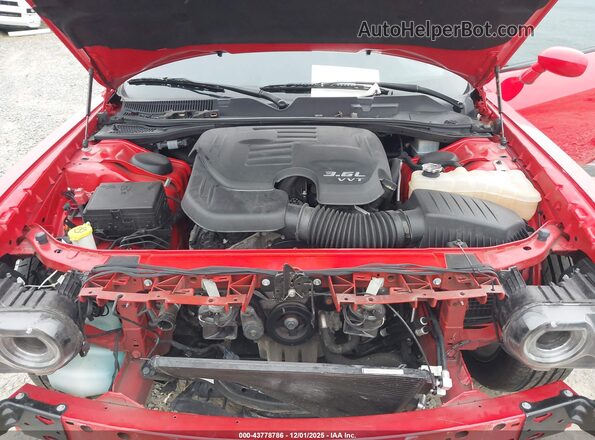 2C3CDZKG8LH124960 2020 DODGE CHALLENGER Red უკანა ხედი