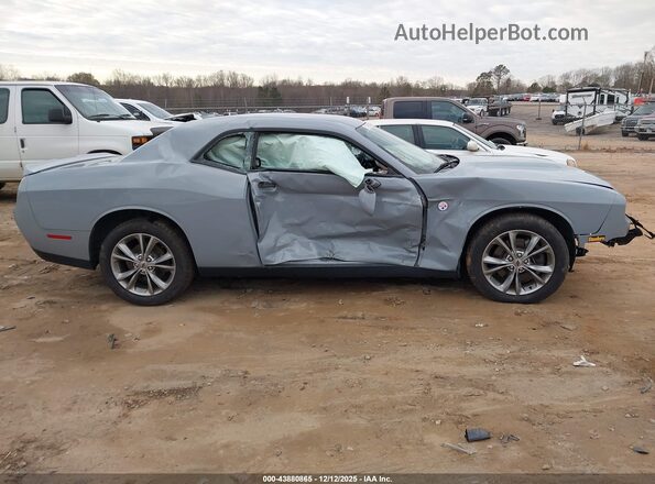 2C3CDZKGXLH207113 2020 DODGE CHALLENGER Gray Widok wnętrza z tyłu