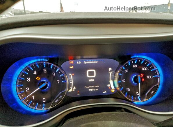 2C4RC1BG1RR180669 2024 CHRYSLER PACIFICA White Vista del cuadro de instrumentos