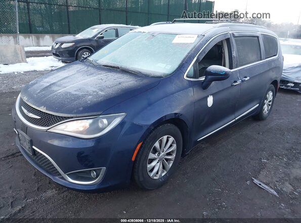 2C4RC1BG7HR633935 2017 CHRYSLER PACIFICA Синий Передняя левая четверть