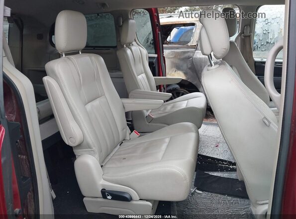 2C4RC1BG9GR255003 2016 CHRYSLER TOWN & COUNTRY Red Vista de la etiqueta del VIN