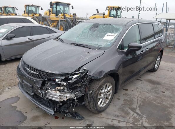 2C4RC1CG1NR105253 2022 CHRYSLER VOYAGER Gray წინა მარცხენა ხედი სამი მეოთხედიდან