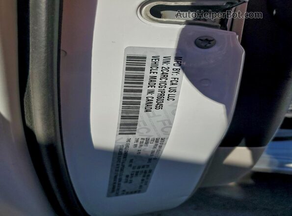 2C4RC1CG1PR603455 2023 CHRYSLER VOYAGER White Widok komory silnika