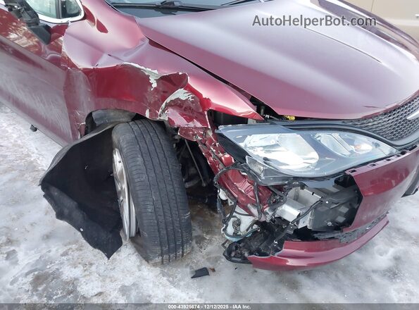 2C4RC1CG1PR613581 2023 CHRYSLER VOYAGER Burgundy Widok z przodu