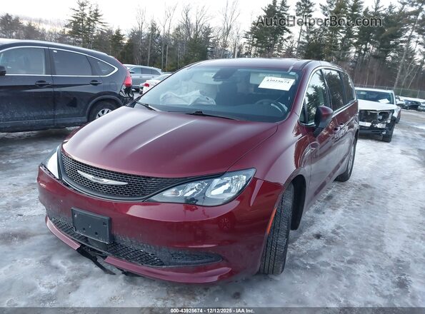 2C4RC1CG1PR613581 2023 CHRYSLER VOYAGER Burgundy Przód lewy