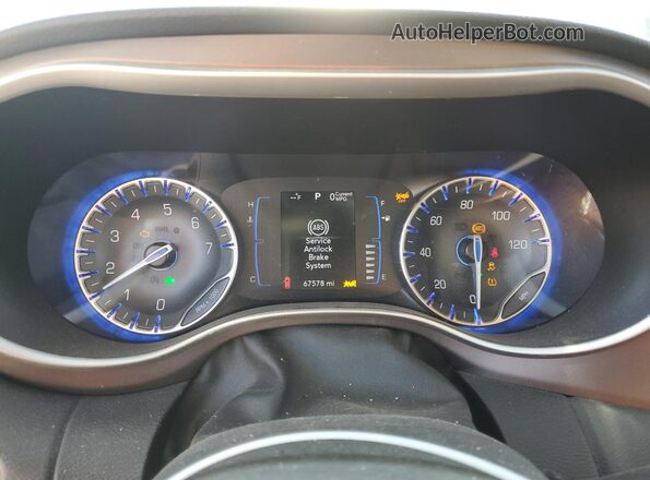 2C4RC1CG4PR560911 2023 CHRYSLER VOYAGER Black Вид щитка приладів