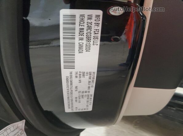 2C4RC1CG6RR132034 2024 CHRYSLER VOYAGER Black Панорамний вид салону 360°