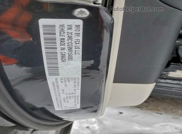 2C4RC1CG9NR154880 2022 CHRYSLER VOYAGER Black VIN კოდის სტიკერის ხედი