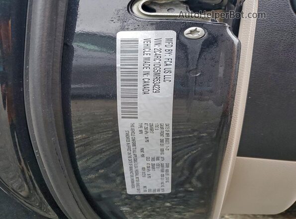 2C4RC1DG5MR534229 2021 CHRYSLER VOYAGER Черный Панорамный вид салона 360°