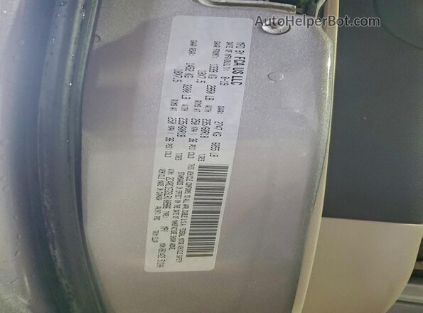 2C4RC1EG5LR100986 2020 CHRYSLER PACIFICA Silver Vista de la etiqueta del VIN