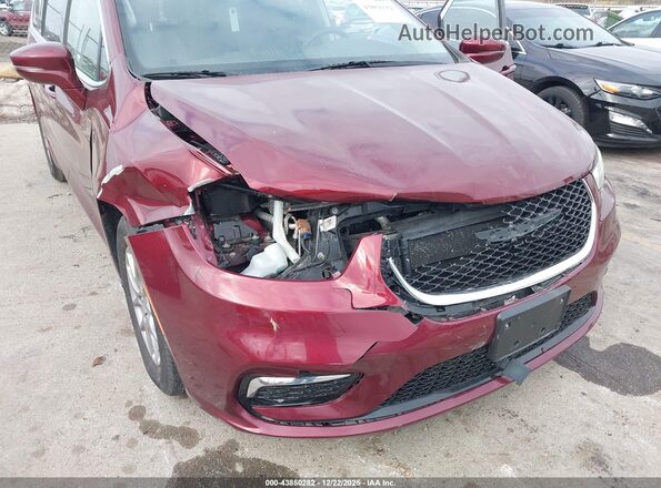 2C4RC1FG9MR511548 2021 CHRYSLER PACIFICA Red Widok z przodu