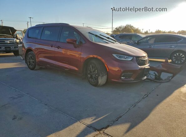 2C4RC1FGXMR559382 2021 CHRYSLER PACIFICA Burgundy Առջևի աջ