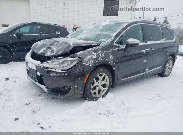2C4RC1GG3HR752297 2017 CHRYSLER PACIFICA Black Առջևի ձախ երեք քառորդ տեսարան
