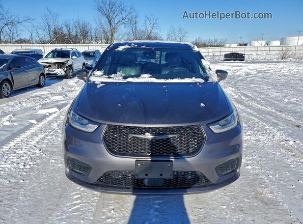 2C4RC1L78NR183576 2022 CHRYSLER PACIFICA Gray Դիմացի տեսք