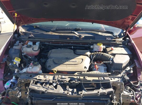 2C4RC1N70JR365814 2018 CHRYSLER PACIFICA Red უკანა ხედი