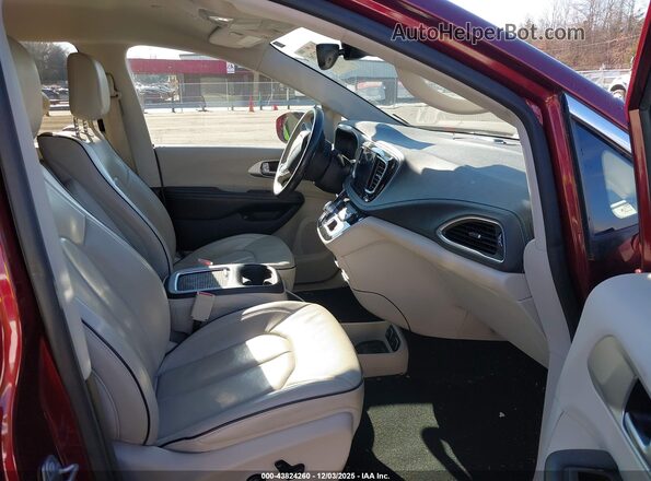 2C4RC1N70JR365814 2018 CHRYSLER PACIFICA Red წინა სალონის ხედი