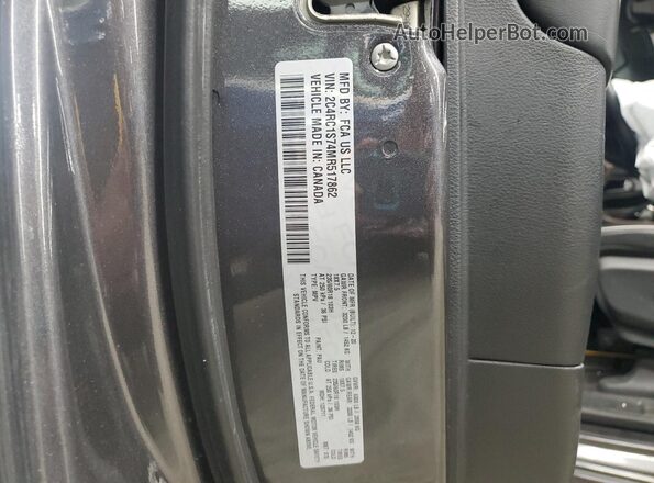 2C4RC1S74MR517862 2021 CHRYSLER PACIFICA Gray Սալոնի 360 աստիճան տեսք