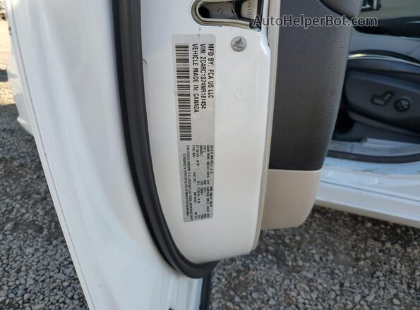 2C4RC1S74NR181454 2022 CHRYSLER PACIFICA White Vista interior de 360 grados