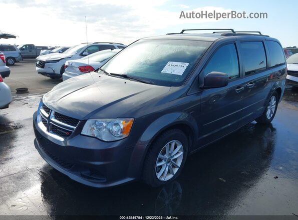 2C4RDGCG2GR357239 2016 DODGE GRAND CARAVAN Gray Առջևի ձախ երեք քառորդ տեսարան