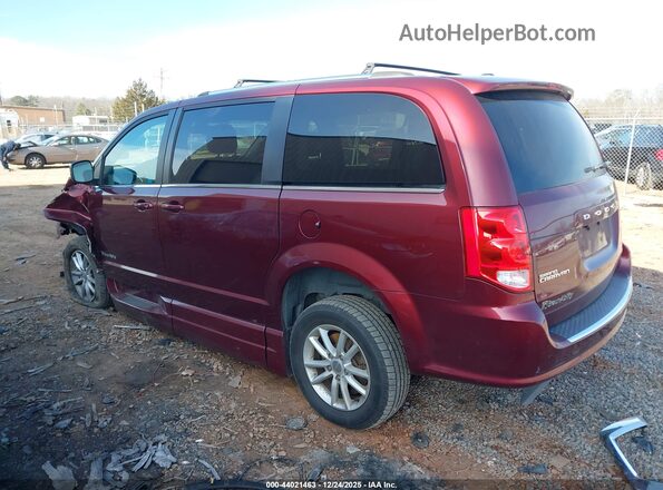 2C4RDGCG2JR223046 2018 DODGE GRAND CARAVAN Burgundy Հետևի ձախ