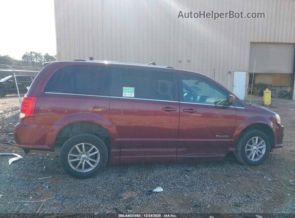 2C4RDGCG2JR223046 2018 DODGE GRAND CARAVAN Burgundy Սալոնի հետևի տեսք