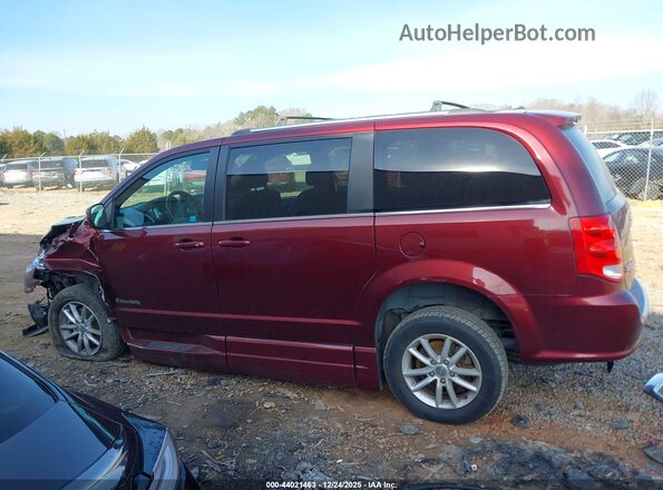 2C4RDGCG2JR223046 2018 DODGE GRAND CARAVAN Burgundy Սալոնի 360 աստիճան տեսք