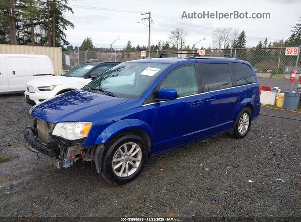 2C4RDGCG4LR253491 2020 DODGE GRAND CARAVAN Blue Front left