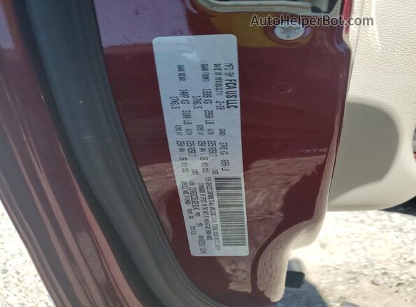 2C4RDGCG5JR216141 2018 DODGE GRAND Burgundy 