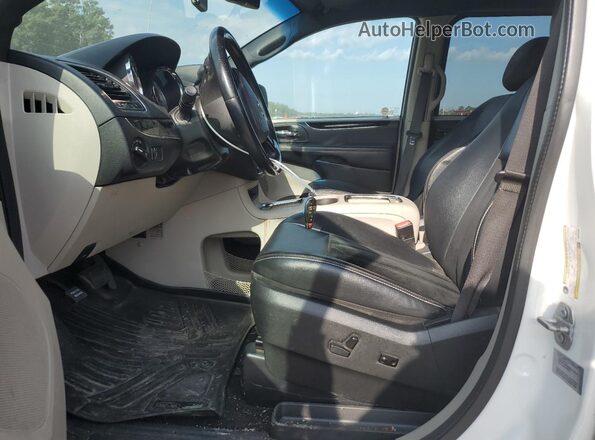 2C4RDGCG8HR651326 2017 DODGE GRAND White Widok wnętrza z przodu