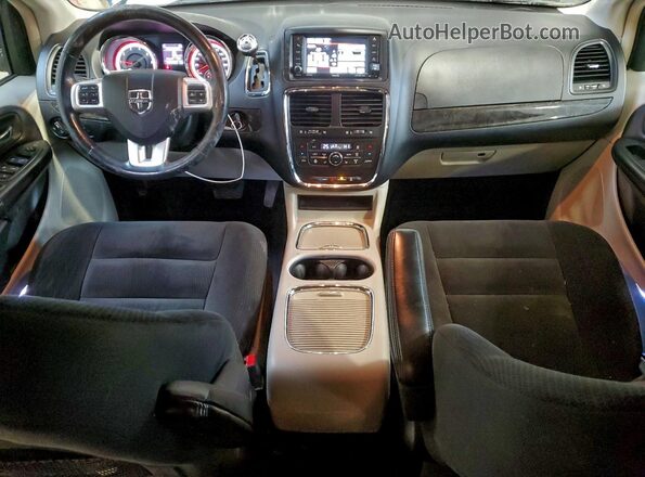 2C4RDGDG6GR317082 2016 DODGE GRAND Charcoal Widok deski rozdzielczej