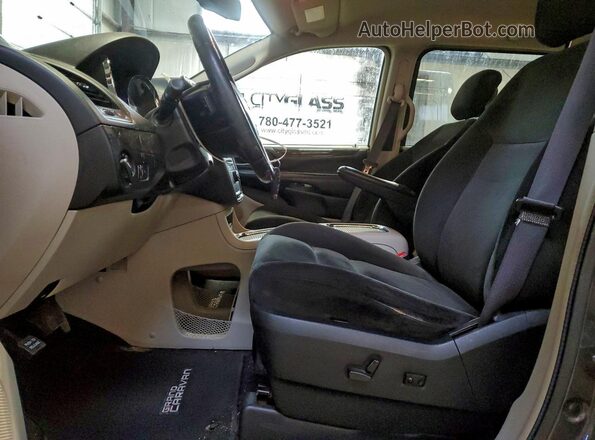 2C4RDGDG6GR317082 2016 DODGE GRAND Charcoal Widok wnętrza z przodu