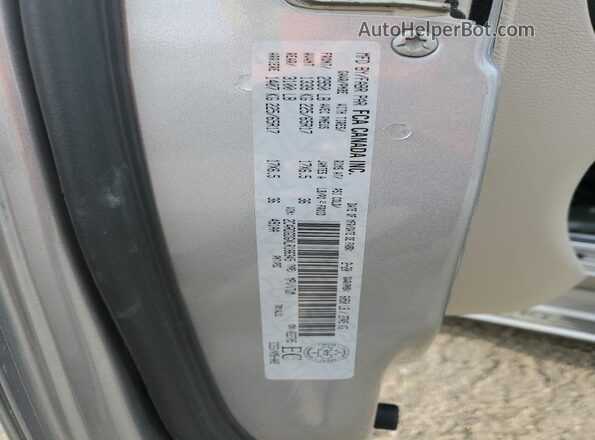 2C4RDGDGXLR186345 2020 DODGE GRAND Gray VIN կոդի պիտակի տեսք