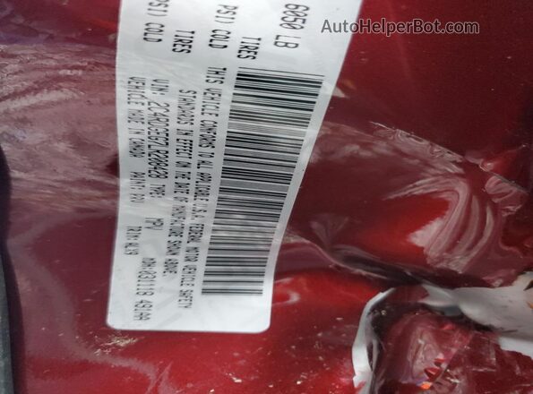 2C4RDGEG7LR208428 2020 DODGE GRAND Burgundy 