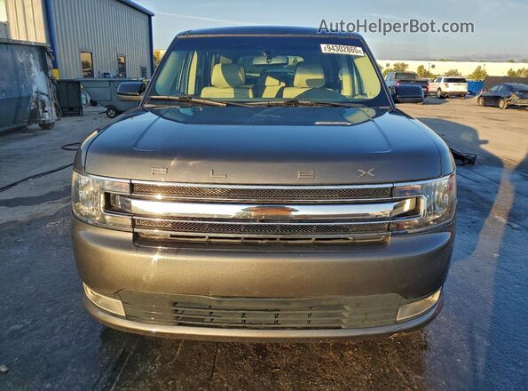 2FMGK5C84JBA14020 2018 FORD FLEX Gray 